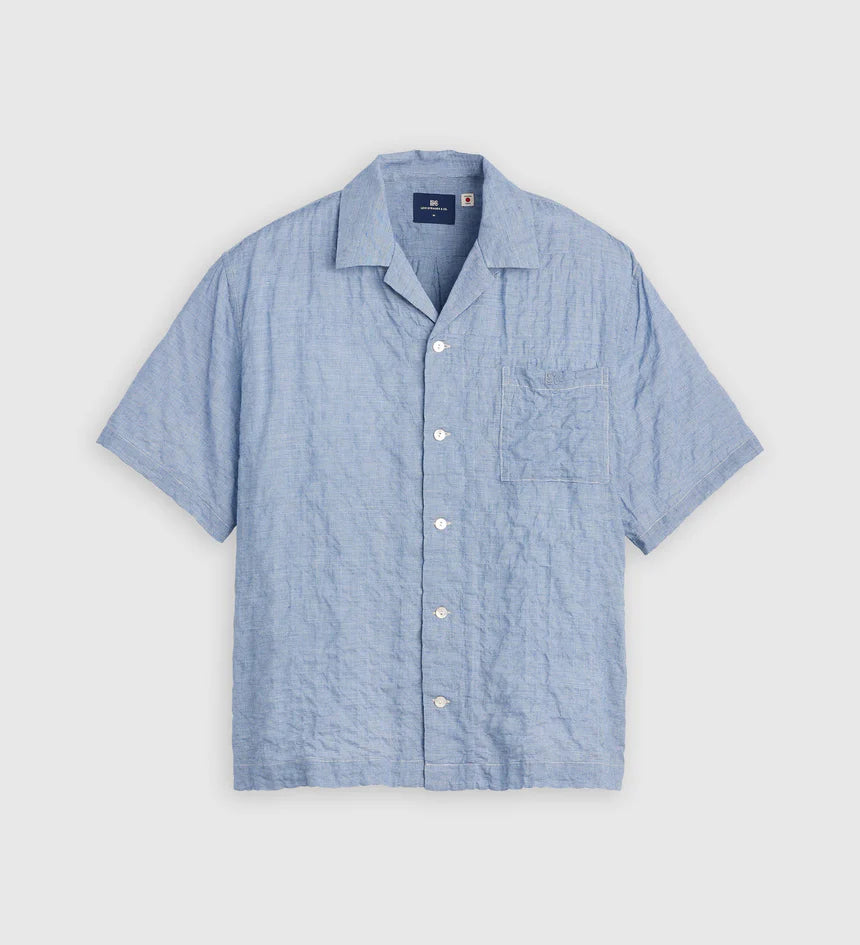Blue Tab Short Sleeve Camp Shirt