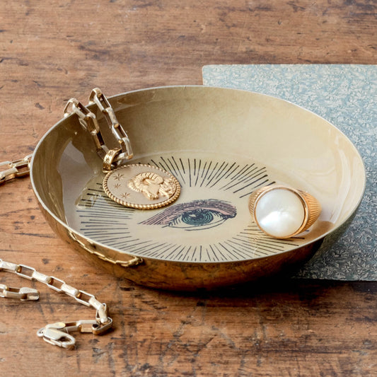 All Seeing Eye  Enamel Tray