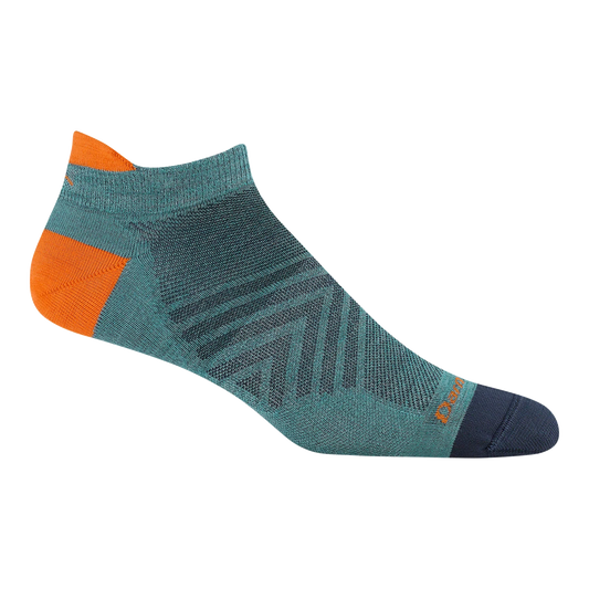 Run No Show Tab Ultra-Lightweight Running Socks in Aqua