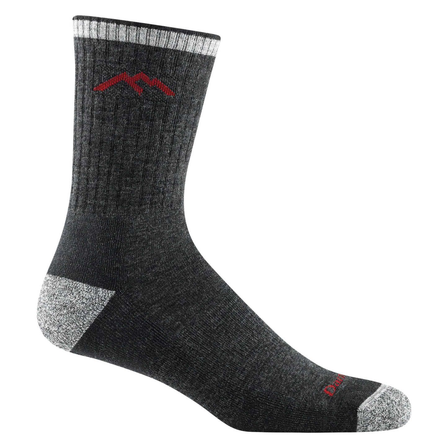 Micro Crew Midweight Hiking Sock in Black