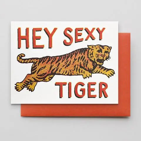 Hey Sexy Tiger Card