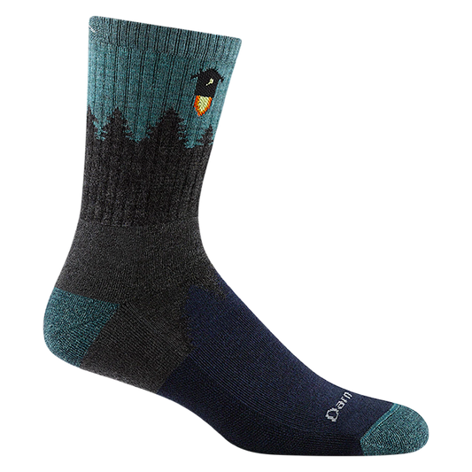 Number 2 Micro Crew Midweight Hiking Sock in Gray