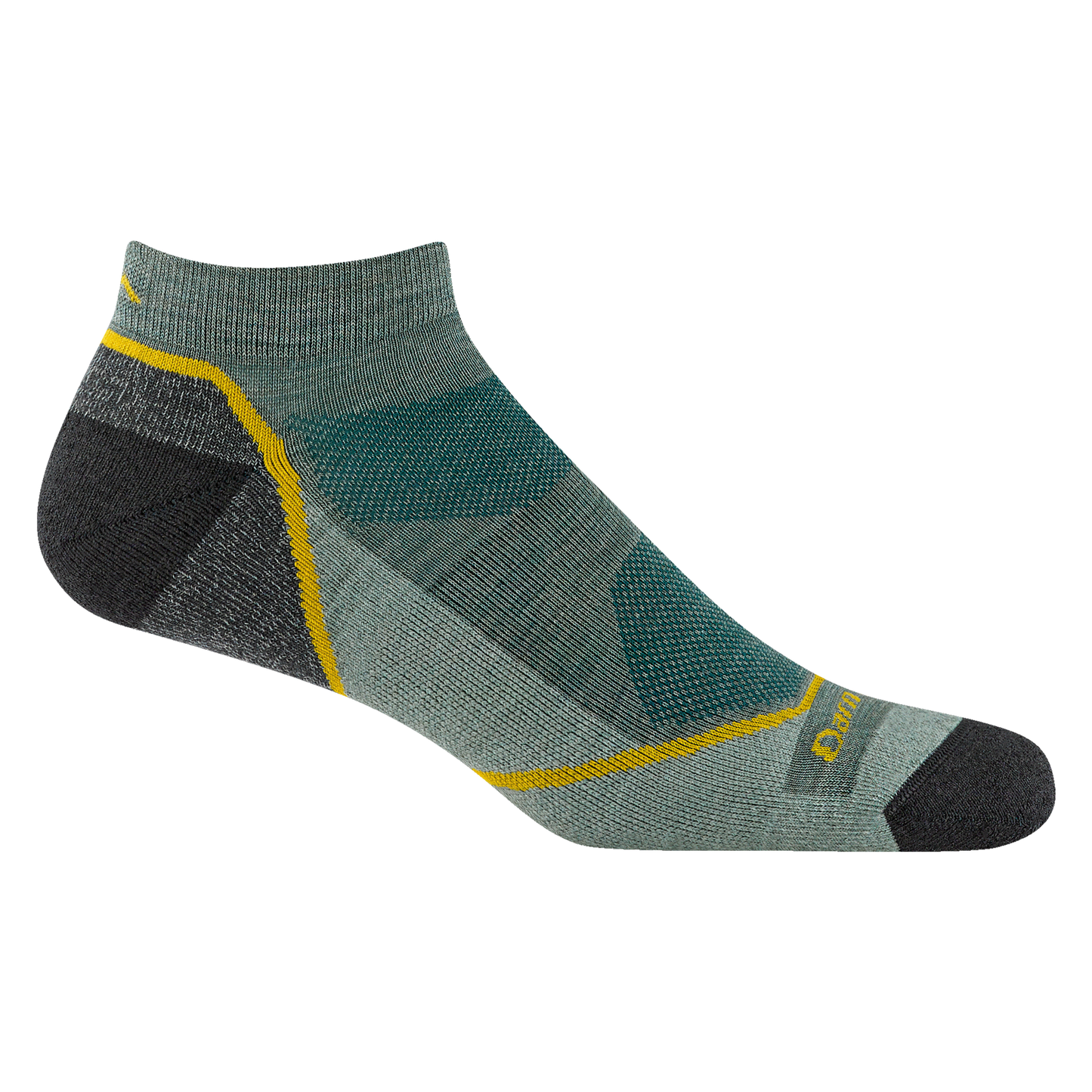 Light Hiker No Show Lightweight Hiking Sock in Seafoam