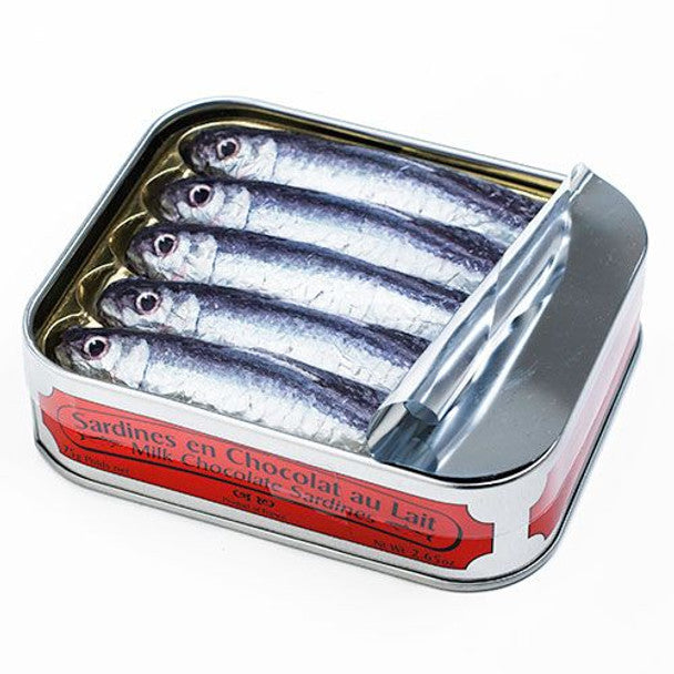 Chocolate Sardines in a Tin