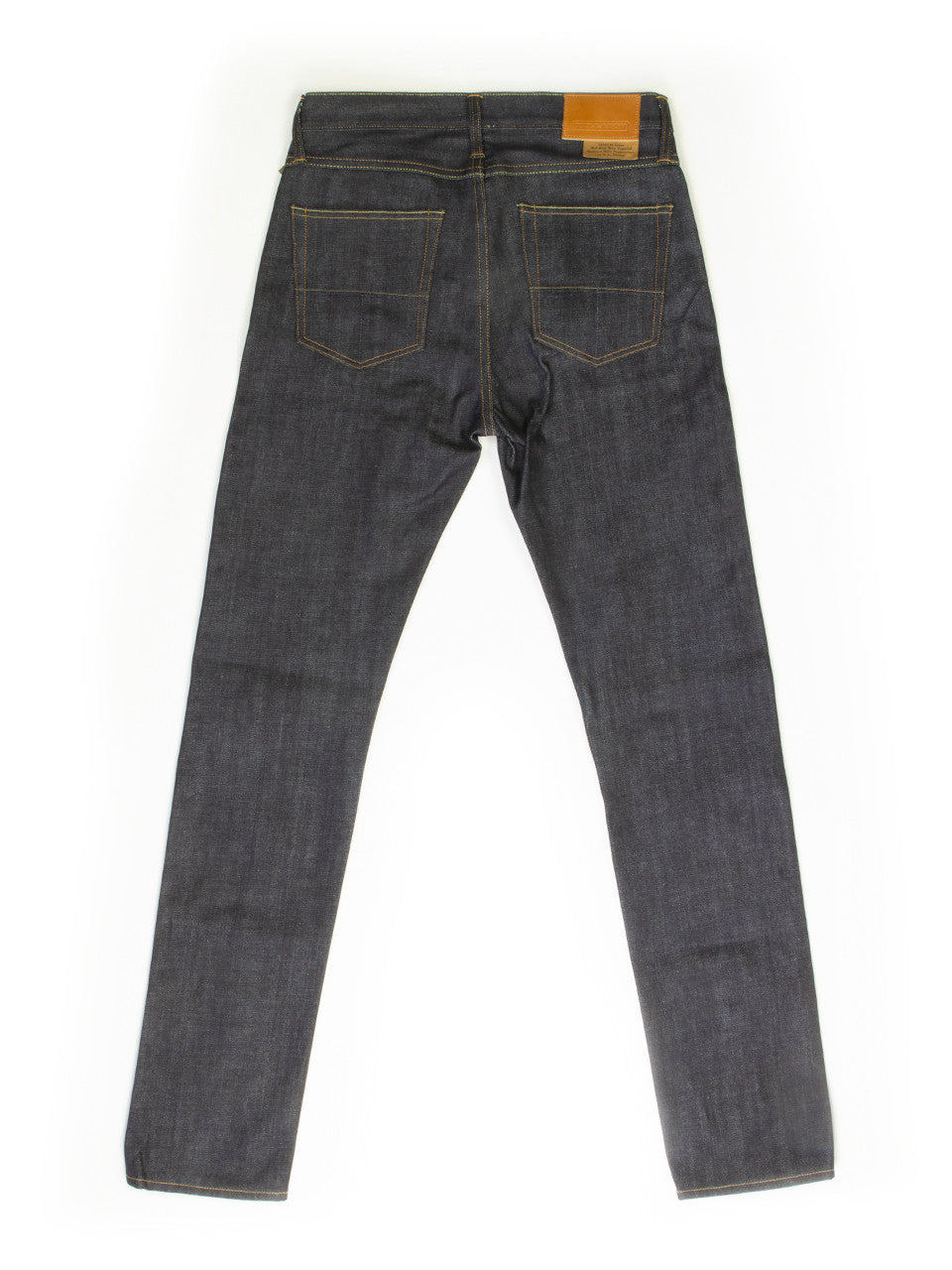 Elgin Mid Rise Slim Tapered Selvedge Denim Jeans