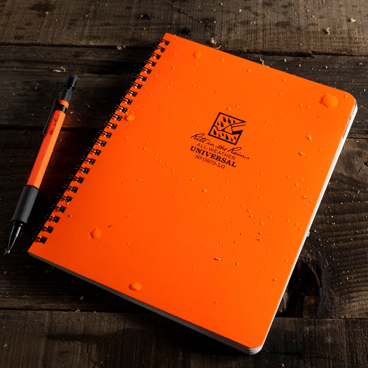 Rite in the Rain Spiral Notebook in Orange