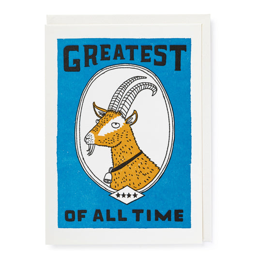 The GOAT Greeting Card