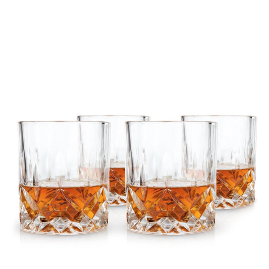 Admiral Vintage Style Crystal Tumblers (Set of 4)