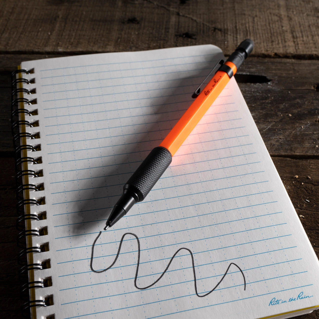 Rite in the Rain Mechanical Clicker Pencil in Orange