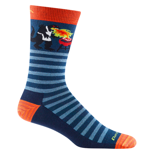 Animal Haus Crew Lightweight Lifestyle Socks in Deep Water