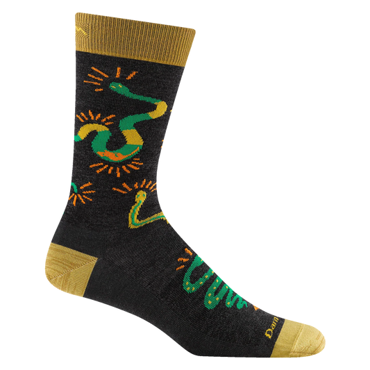 Field Guide Crew Lightweight Lifestyle Socks in Charcoal