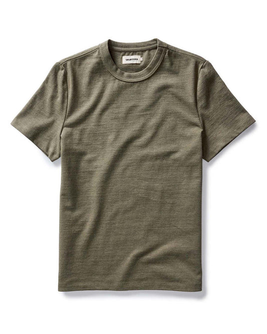 The Organic Cotton Shop Tee in Army Twist