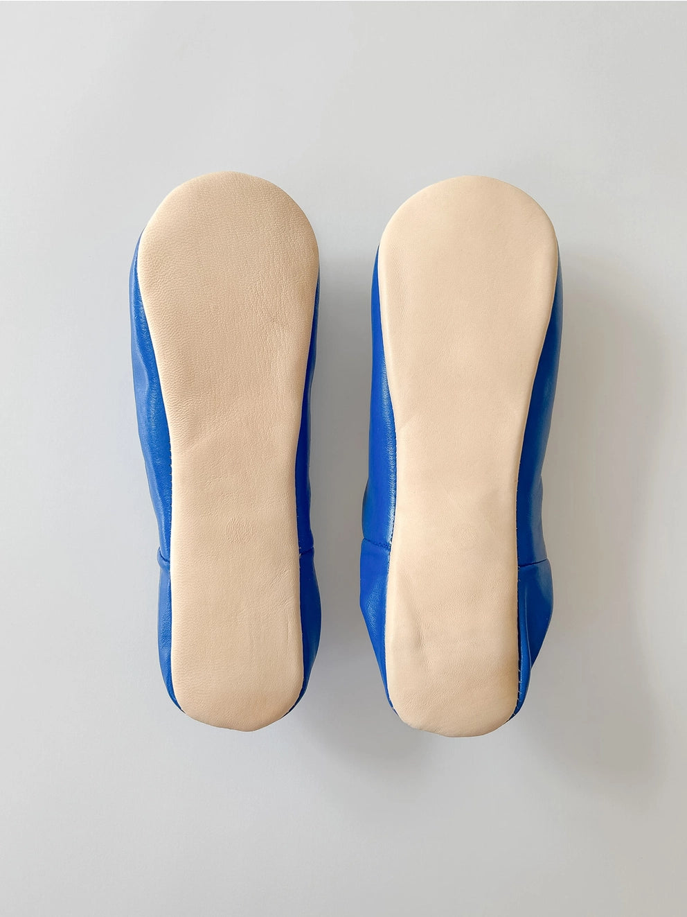 Moroccan Babouche Slippers in Majorelle Blue