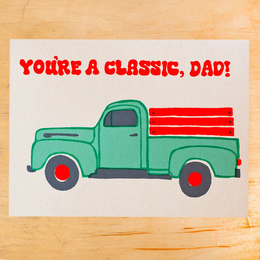 Classic Car Dad Card