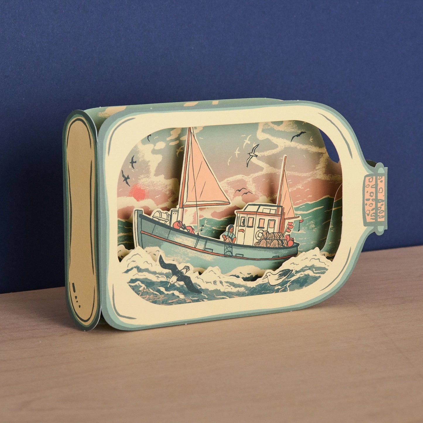 Fishing Boat in A Bottle