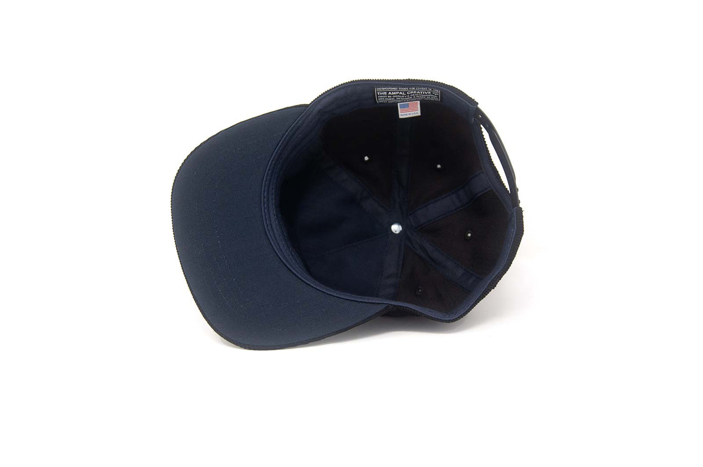 LA City Series Snapback in Black Corduroy