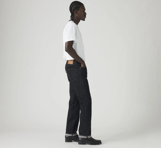 501™ Original Selvedge Men's Jeans in Big Step Rinse - Black
