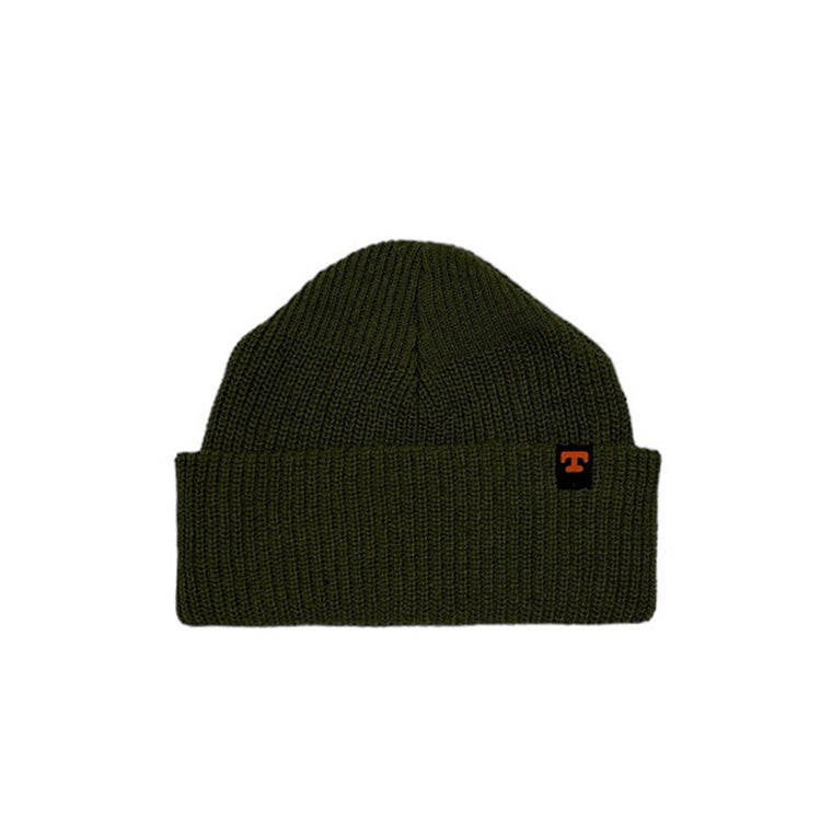 Cotton Watch Cap in Olive