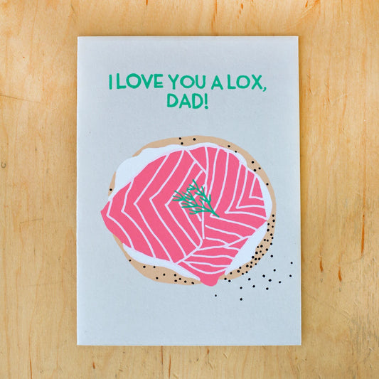 Dad Lox Bagel Card