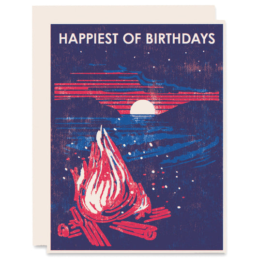 Happiest of Birthdays Campfire Card