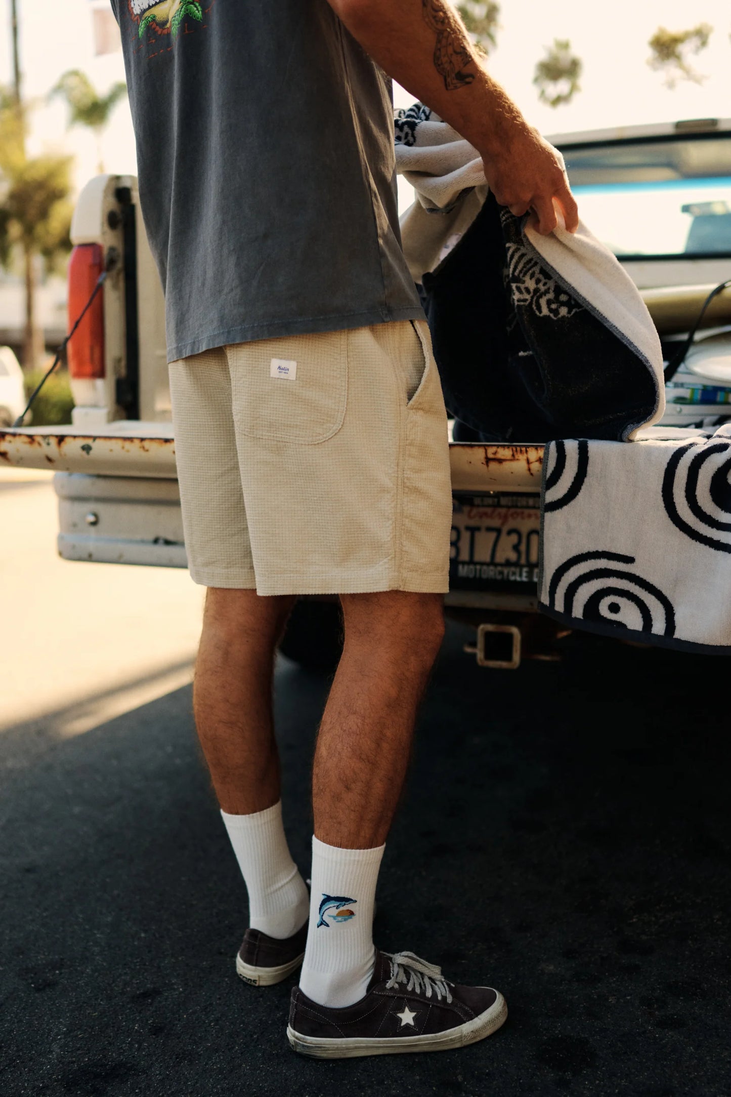Ward Shorts in Moon