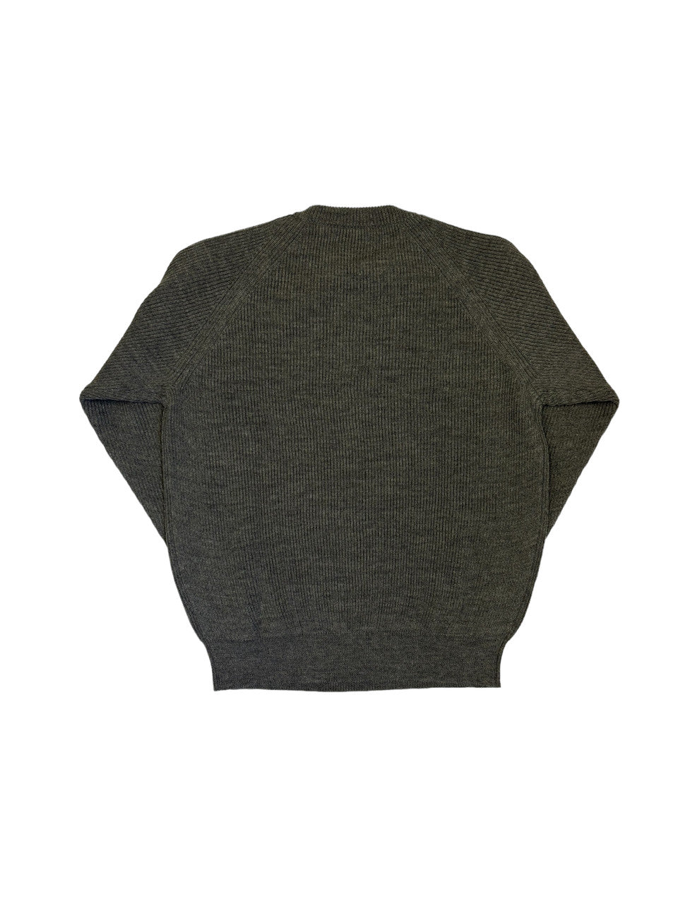 Wool Crewneck Sweater in Grey