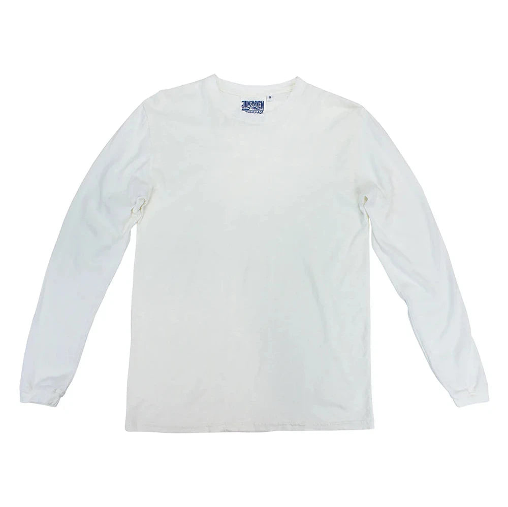 Jung Long Sleeve Tee in Washed White