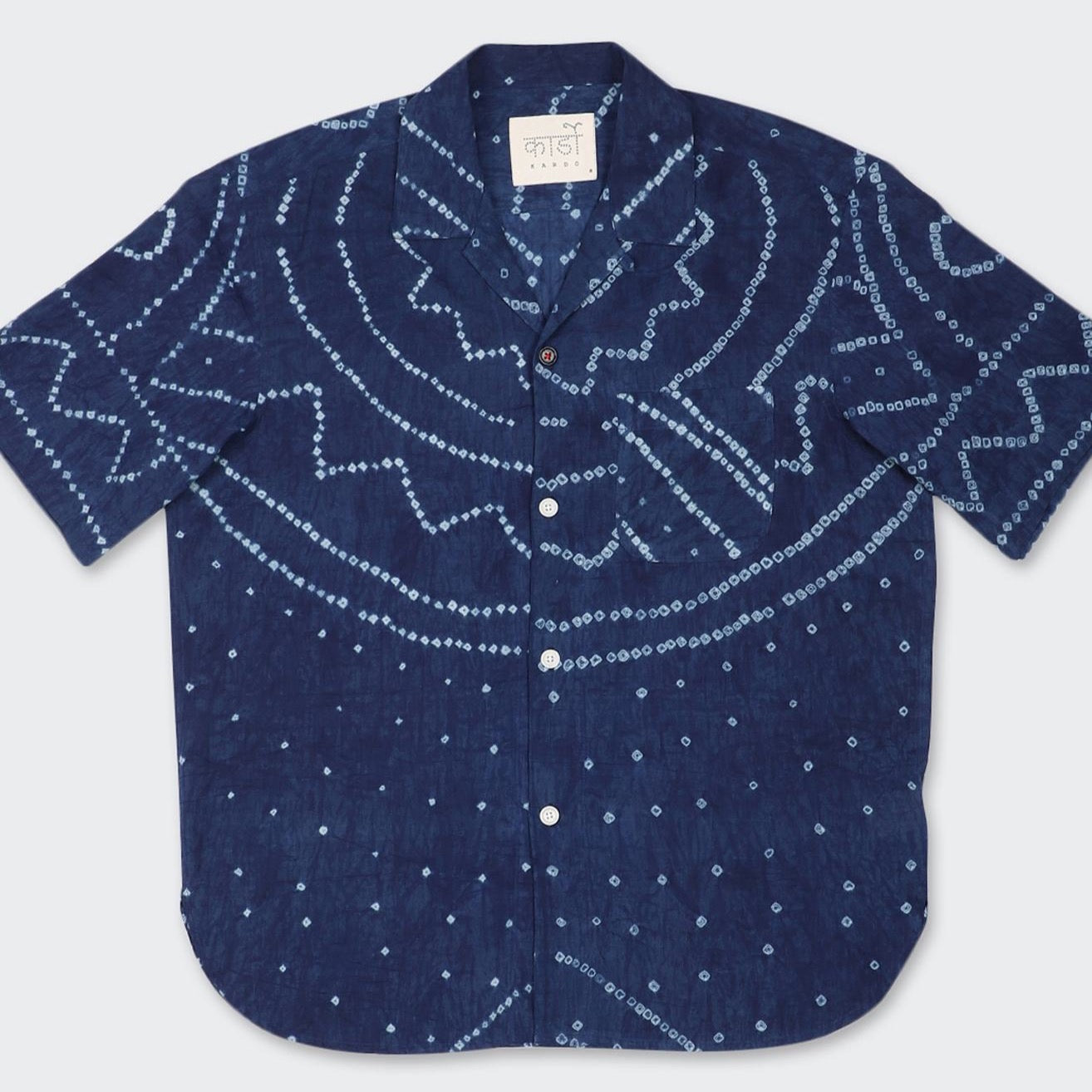 Bandhani Shirt in Indigo