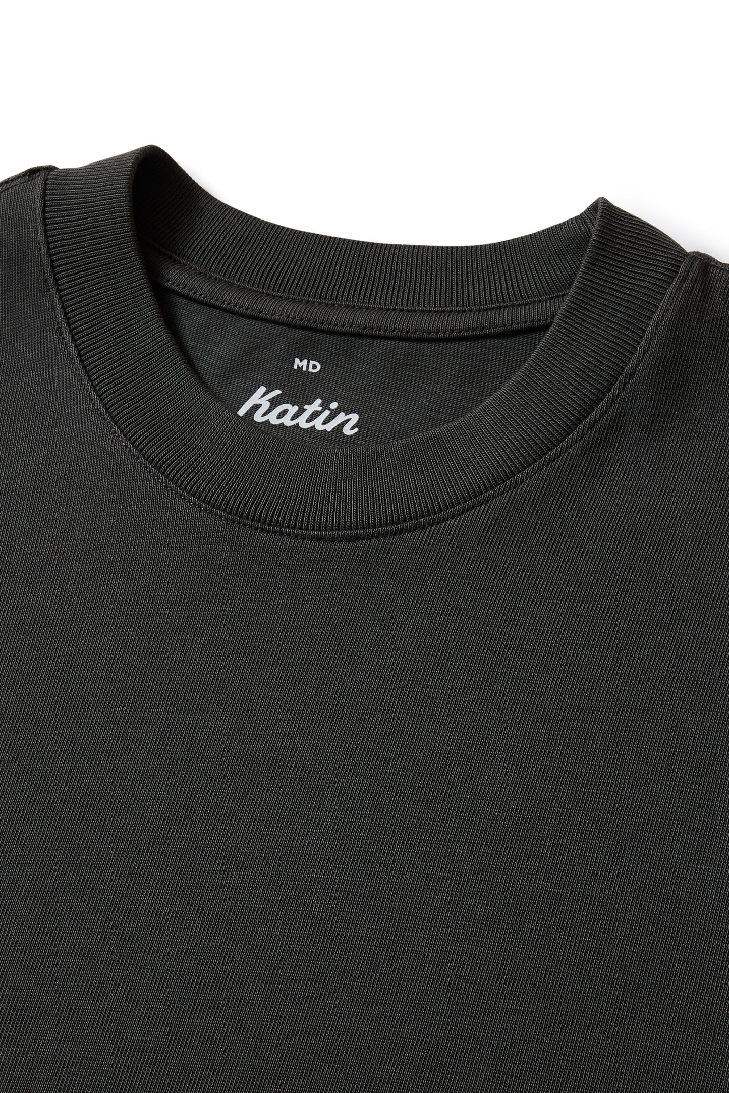 Box Fit Heritage Tee in Black Wash