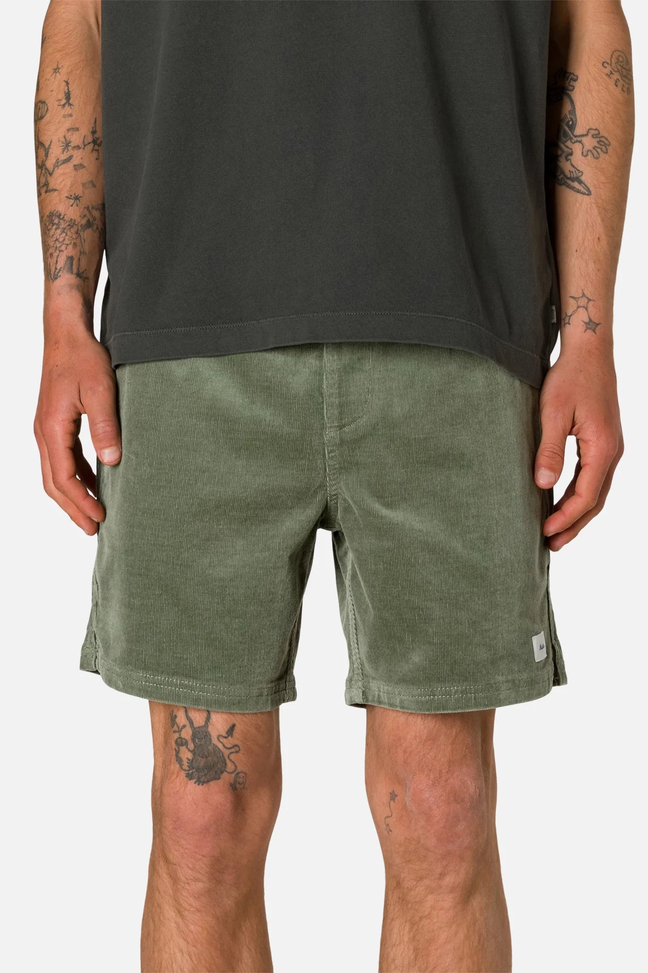 Cord Local Shorts in Sage