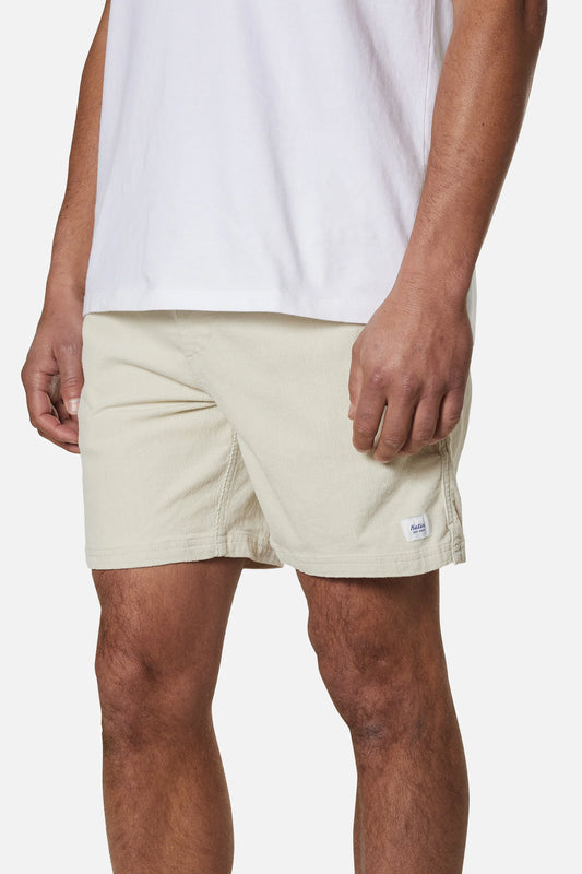 Cord Local Shorts in Silver Birch