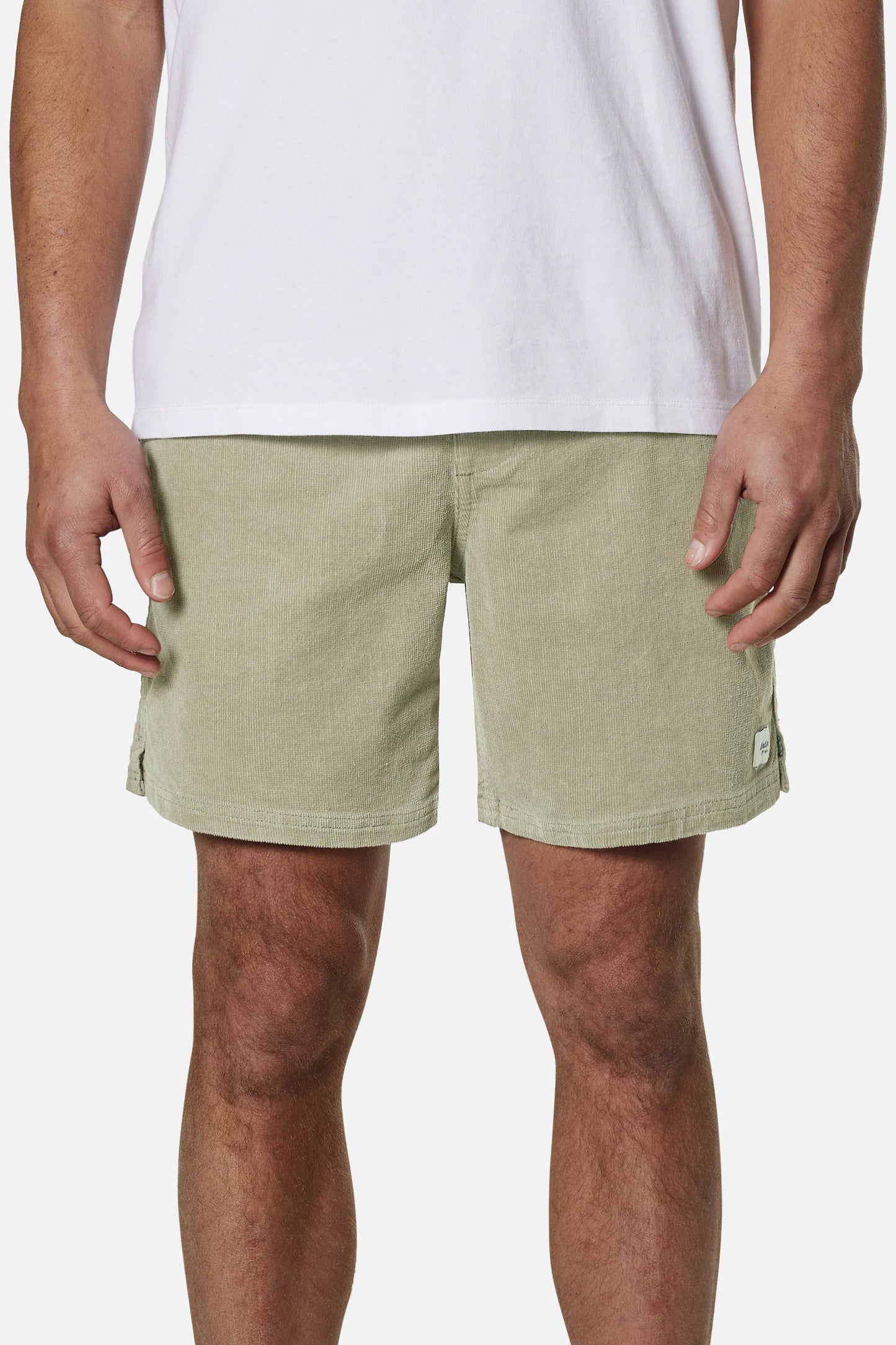 Cord Local Shorts in Warm Grey