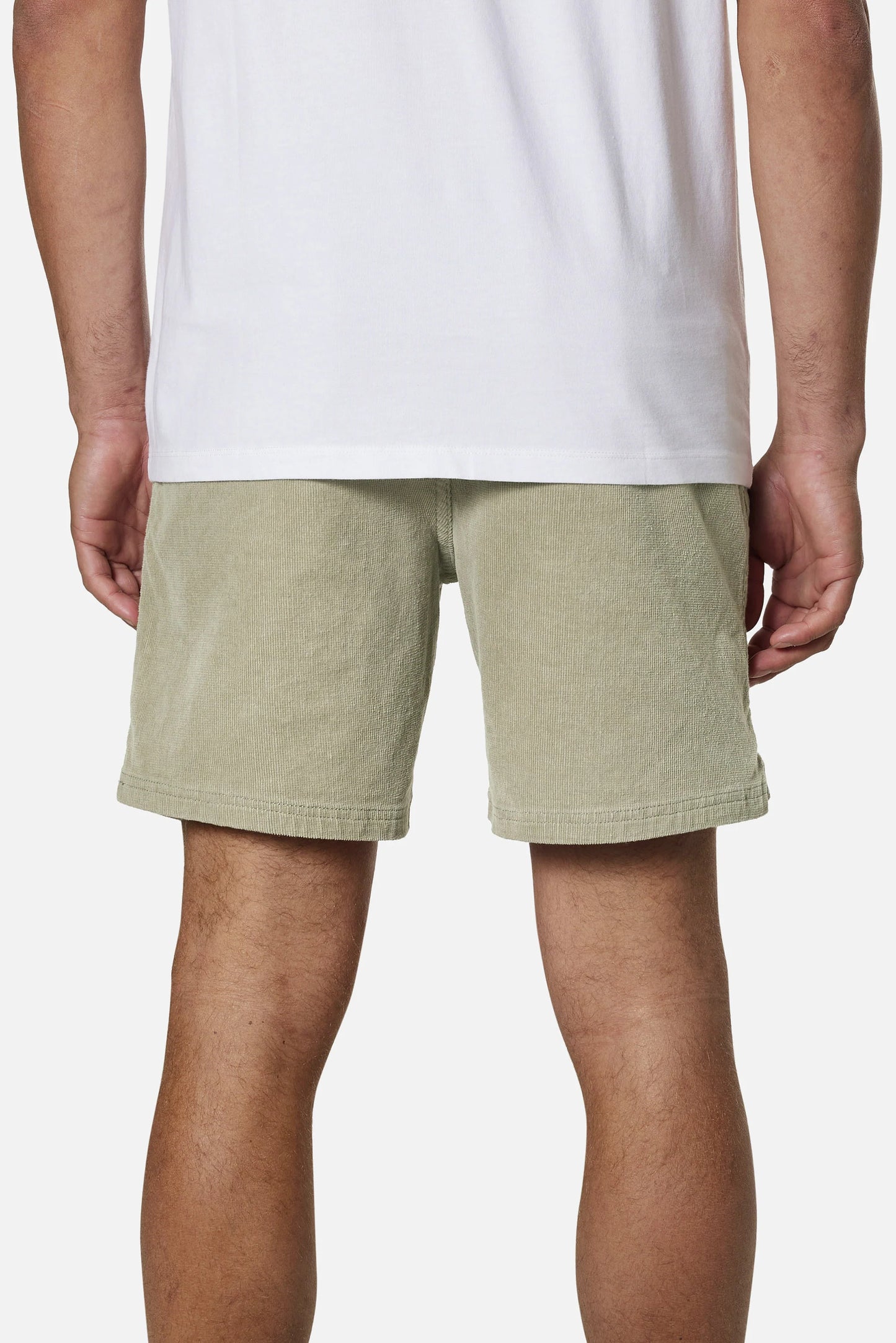 Cord Local Shorts in Warm Grey