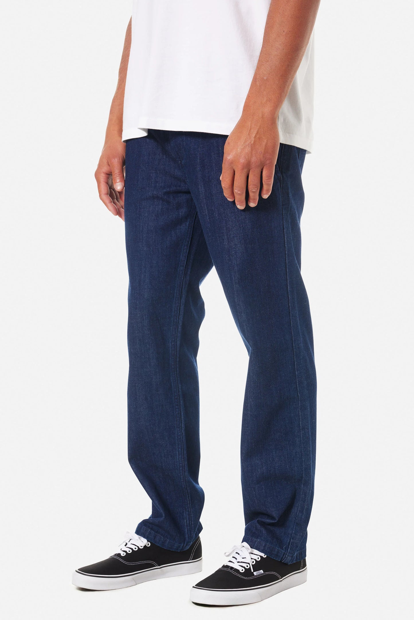 Deck Denim Elastic Waist Pant in Indigo