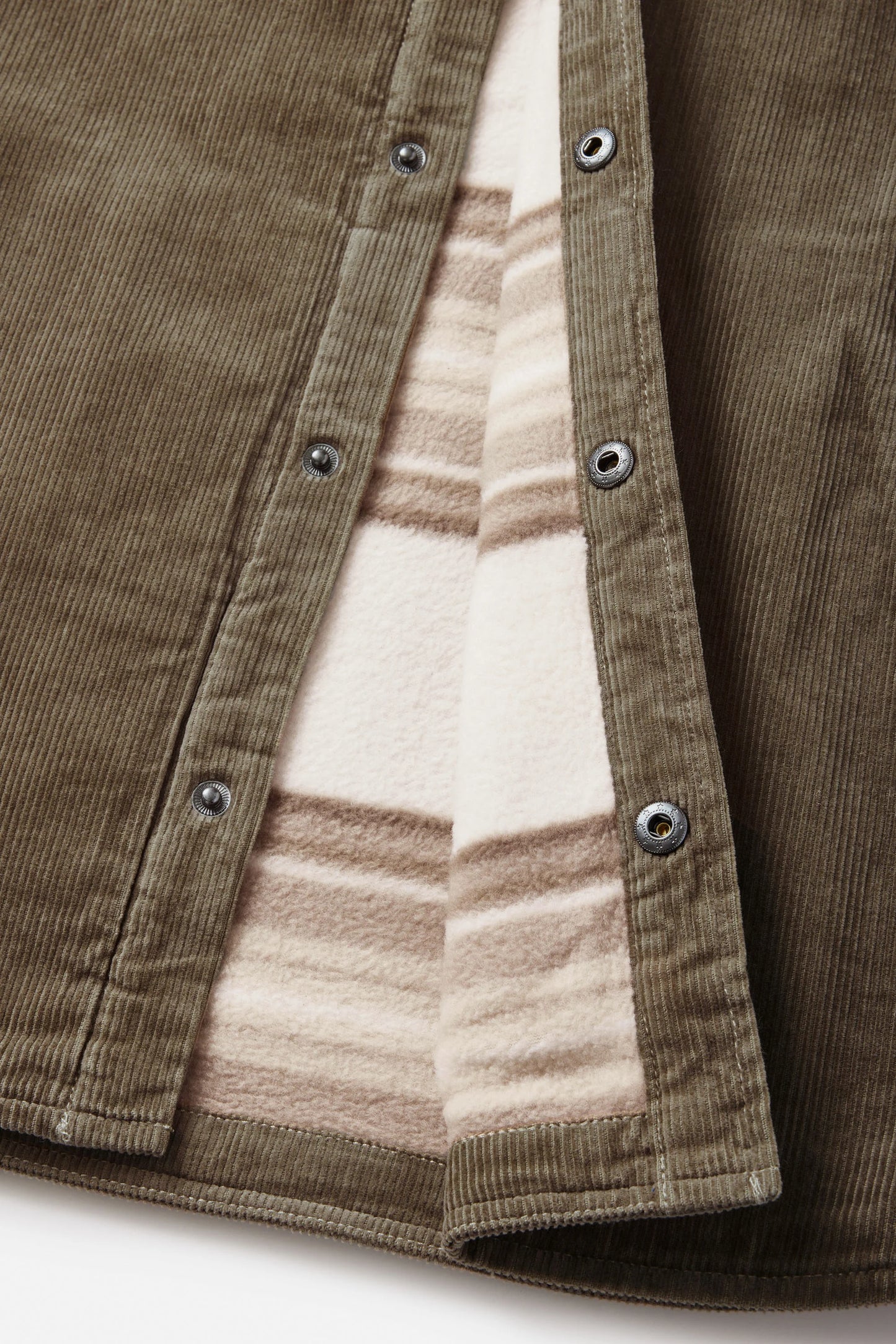Harold Corduroy Jacket in Lead