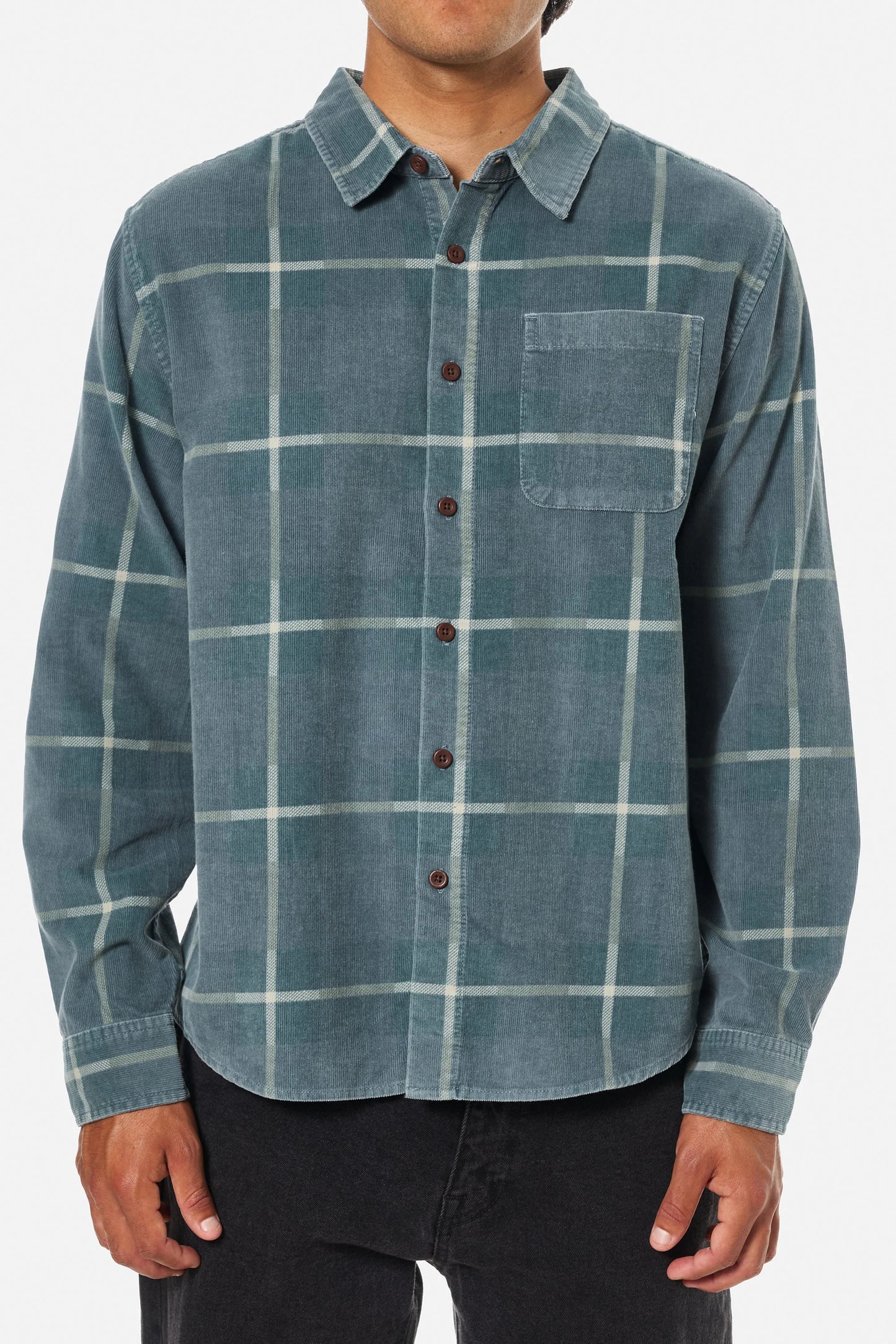 Stevie Shirt in Dusty Blue