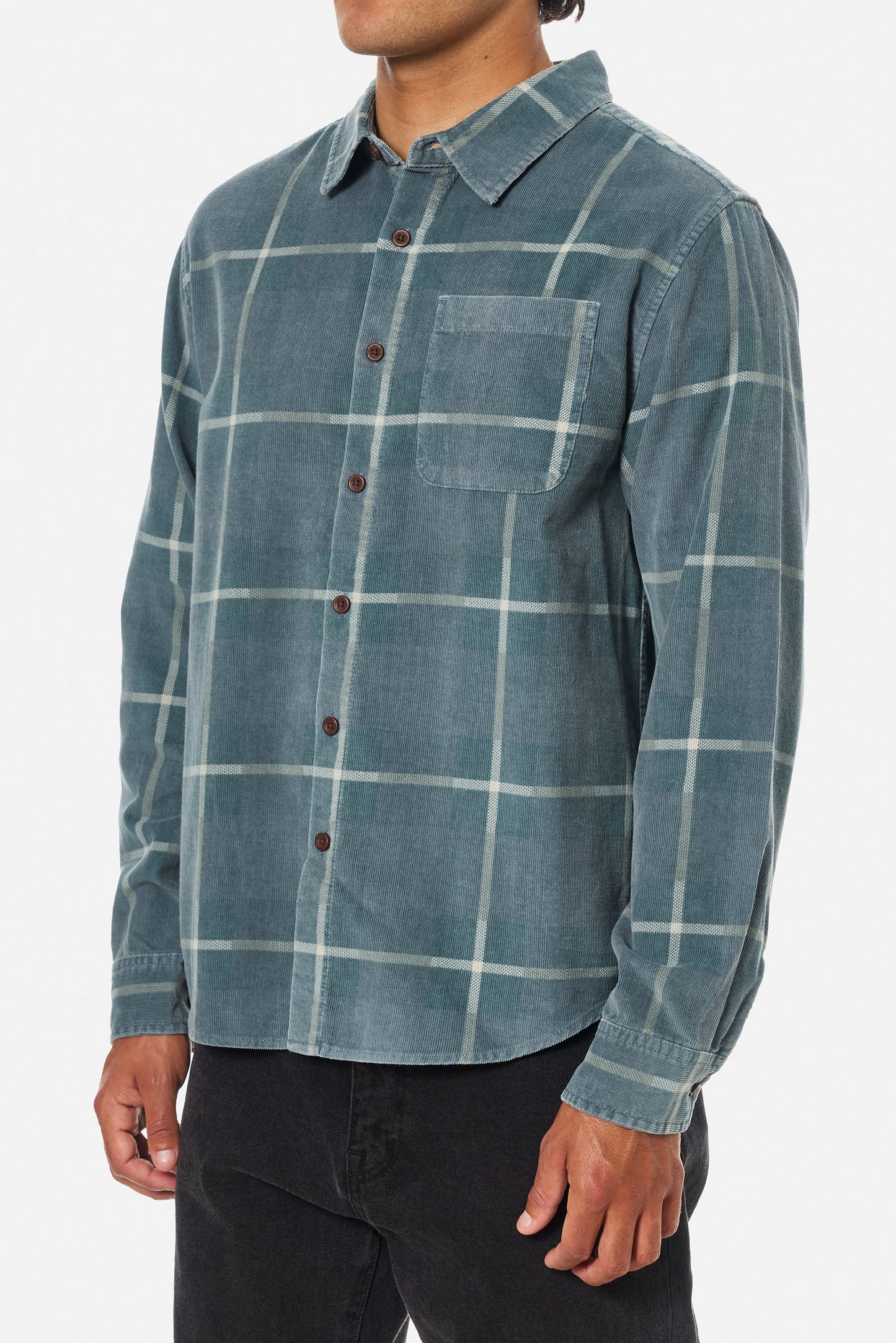 Stevie Shirt in Dusty Blue