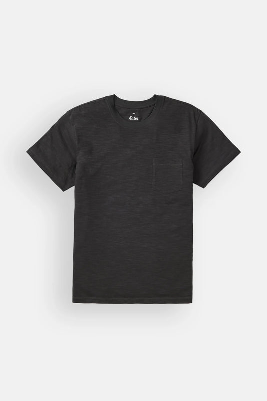 Slub Base Tee in Black Wash