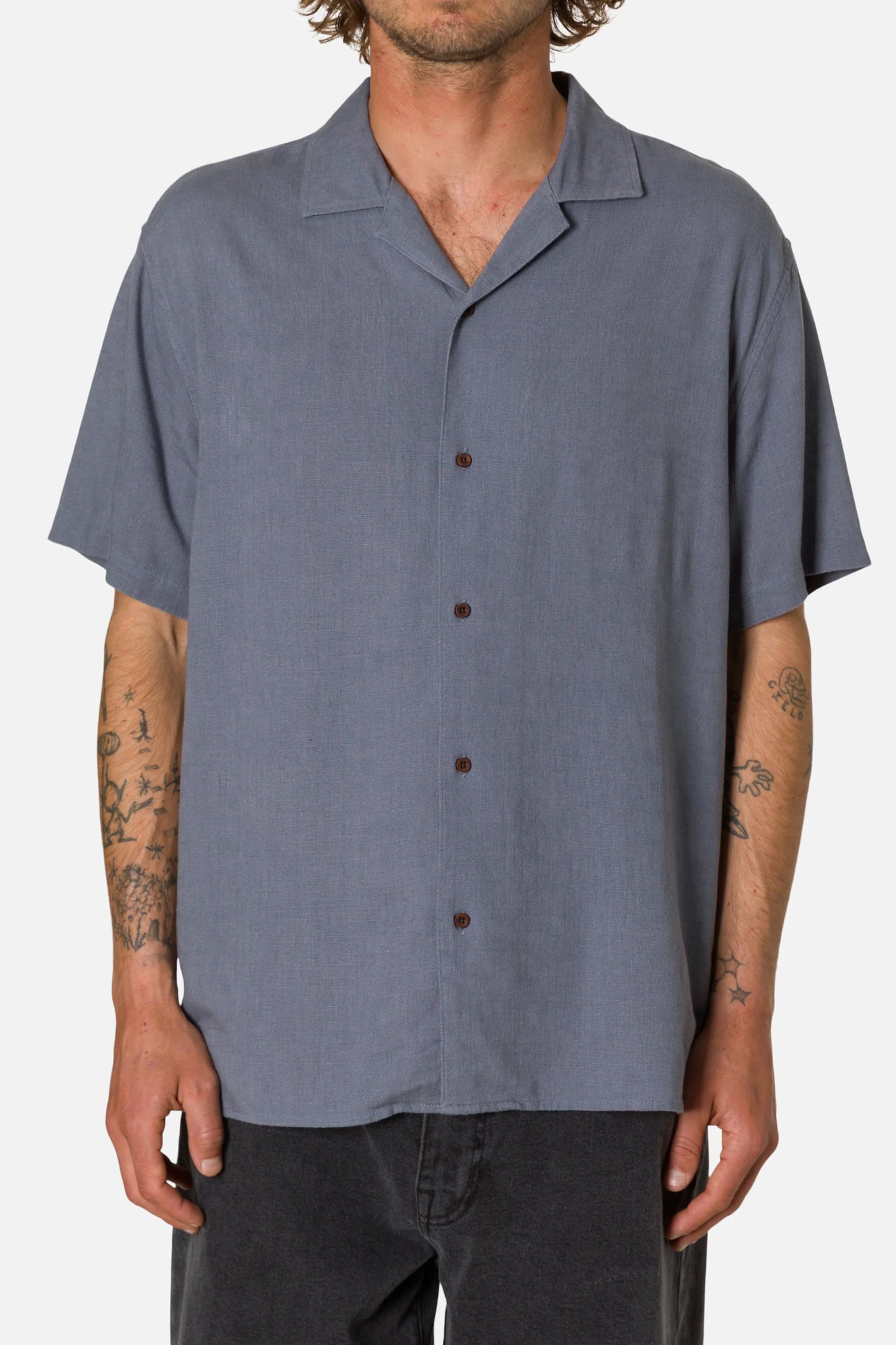 Teller Shirt in Tempest Blue