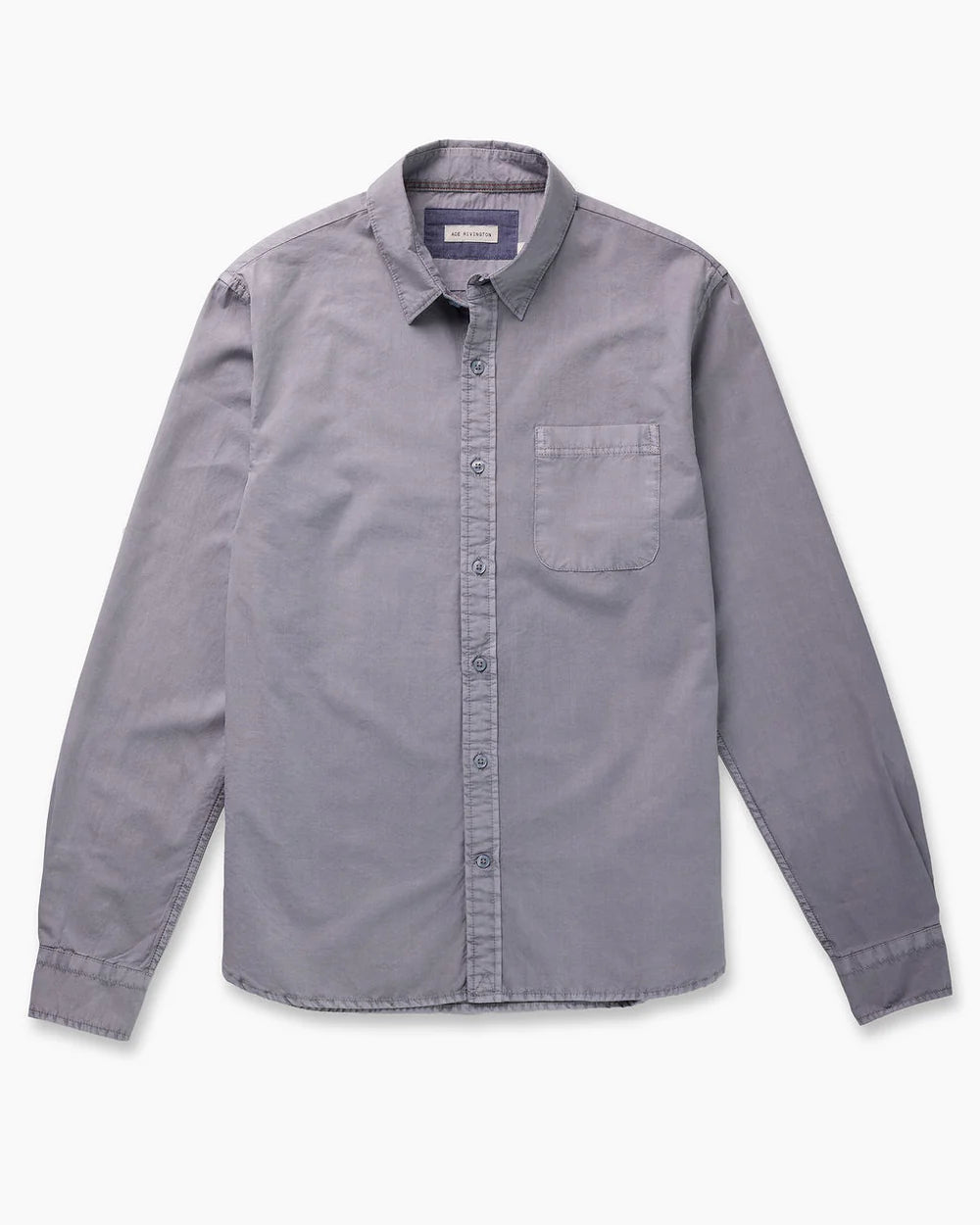 Tailored Poplin Shirt in Slate Vintage