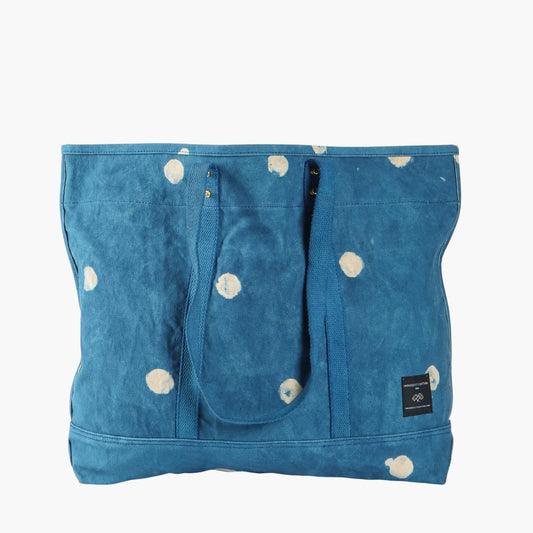Large East West Tote in LT Indigo Moon