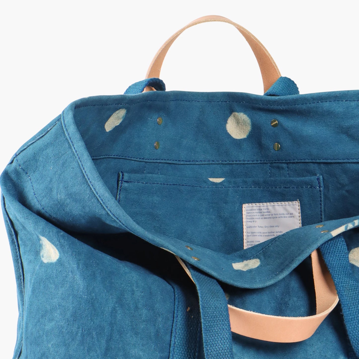 Large East West Tote in LT Indigo Moon