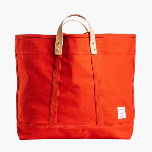 Large East West Tote in Persimmon