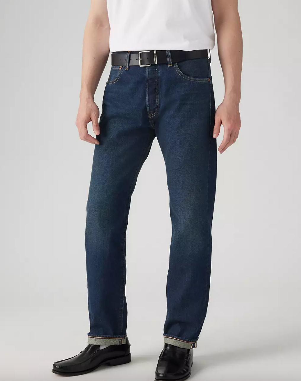501® '93 Straight Fit Selvedge Denim in The Walls Dark Wash