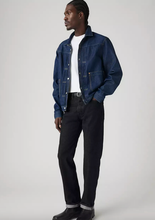 501® Original Fit Selvedge Denim in Big Step Rinse (Black)