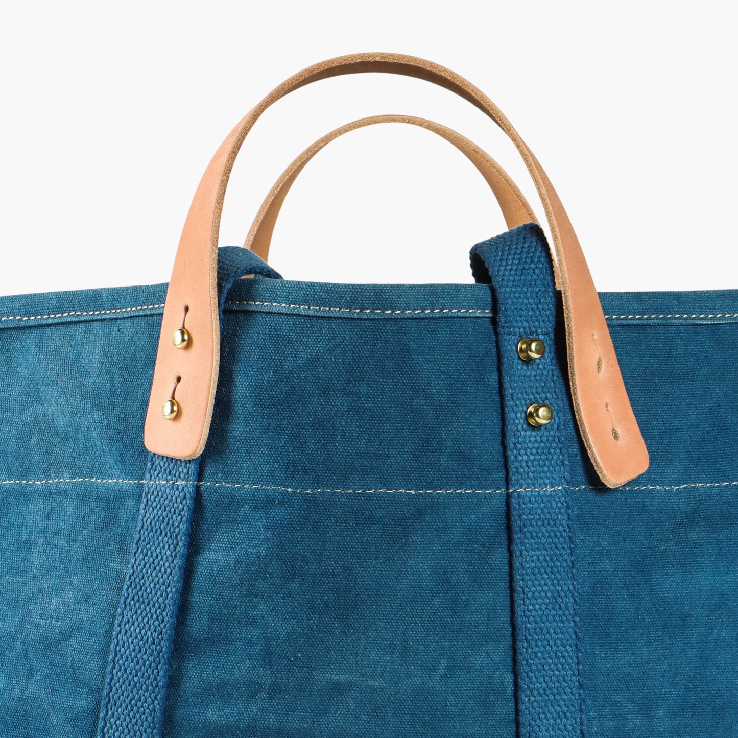 Small East West Tote in Indigo