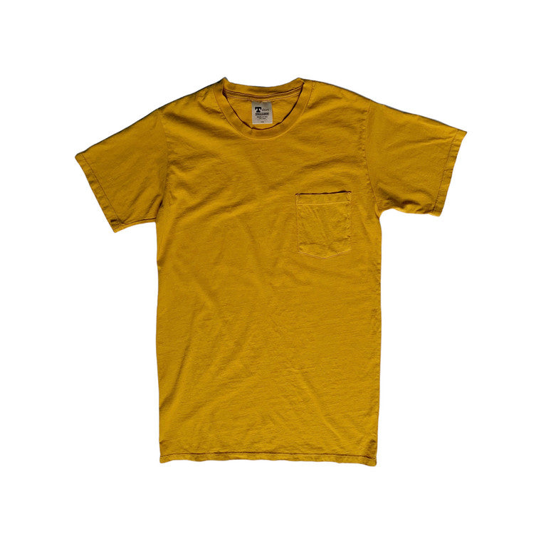 Pocket Tee in Gold