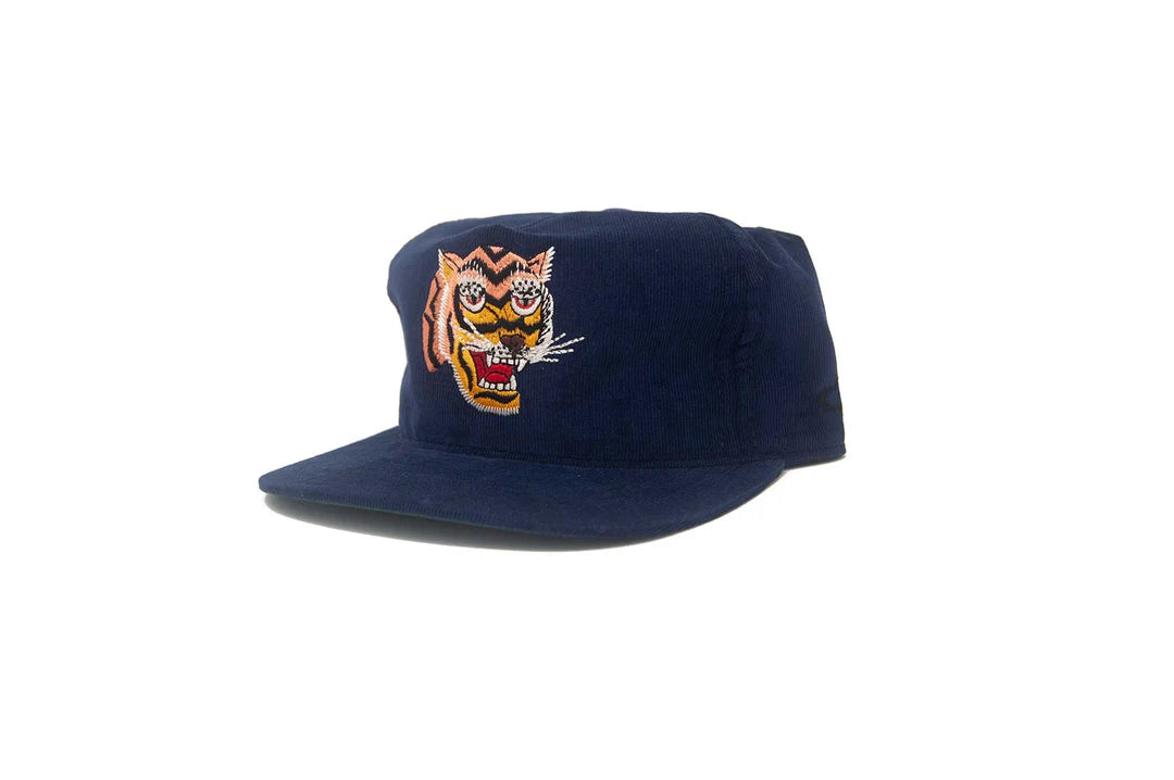 Tiger III Navy Snapback Corduroy