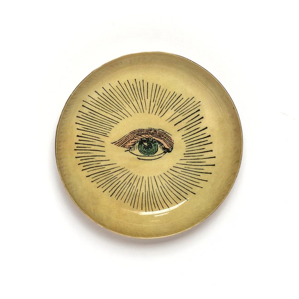 All Seeing Eye  Enamel Tray