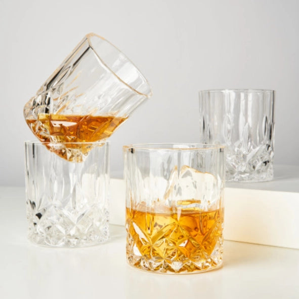 Admiral Vintage Style Crystal Tumblers (Set of 4)